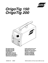 ESAB Origo™Tig 200 Benutzerhandbuch