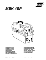 ESAB MEK 4SP Benutzerhandbuch