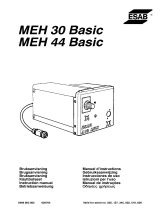 ESAB MEH 30, MEH 44 Basic Benutzerhandbuch
