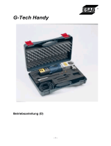 ESAB G Tech Handy - Tungsten electrode grinder Benutzerhandbuch