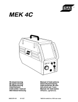 ESAB MEK 4C Benutzerhandbuch