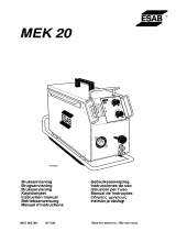 ESAB MEK 20 Benutzerhandbuch