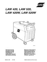 ESAB LAW 420, LAW 520 Benutzerhandbuch