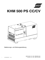 ESAB KHM 500 PS - CC/CV Benutzerhandbuch