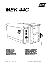 ESAB MEK 44C Benutzerhandbuch
