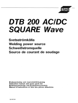 ESAB DTB 200 AC/DC Square wave Benutzerhandbuch