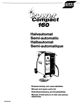 ESAB POWER COMPACT 160 Benutzerhandbuch