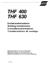 ESAB THF 400, THF 630 Benutzerhandbuch