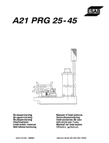 ESAB A21 PRG 45 Benutzerhandbuch