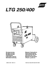 ESAB LTG 250, LTG 400 Benutzerhandbuch