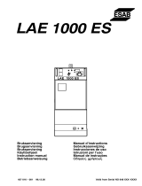 ESAB LAE 1000 ES Benutzerhandbuch