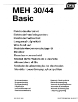 ESAB MEH 30, MEH 44 Basic Benutzerhandbuch