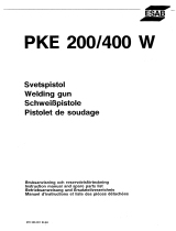 ESAB PKE 200, PKE 400 Benutzerhandbuch