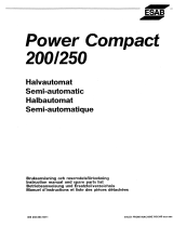 ESAB POWER COMPACT 200 Benutzerhandbuch