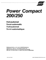 ESAB POWER COMPACT 200/250 Benutzerhandbuch