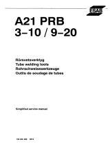 ESAB A21 PRB 9-20 Benutzerhandbuch