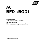 ESAB A6 BFD1 / BGD1 Benutzerhandbuch