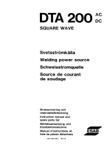 ESAB DTA 200 AC/DC Square wave Benutzerhandbuch