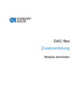DURKOPP ADLER DAC flex Additional Manual