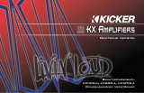 Kicker Serie KX.1 Verstärker - KX400.1 / KX600.1 / KX1200.1 Bedienungsanleitung
