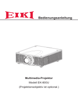 Eiki EK-800U Benutzerhandbuch