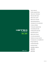 Hannspree HL205DPB Benutzerhandbuch