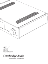 Cambridge Audio Azur 851N Benutzerhandbuch