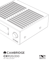 Cambridge Audio CXR 120/200 Benutzerhandbuch