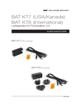 Williams Sound BAT KT7, BAT KT8 - Benutzerhandbuch