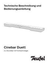 Teufel Cinebar Duett Power Edition "2.1-Set" (2018) Bedienungsanleitung