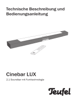 Teufel Cinebar Lux Surround Ambition "5.1-Set" Bedienungsanleitung