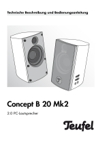 Teufel Concept B 20 Mk2 SE Bedienungsanleitung
