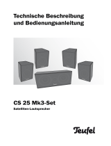 Teufel Concept E 450 Digital Special Edition "5.1-Set" Bedienungsanleitung