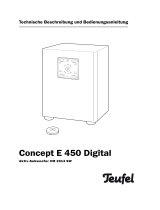 Teufel Concept E 450 Digital Special Edition "5.1-Set" Bedienungsanleitung