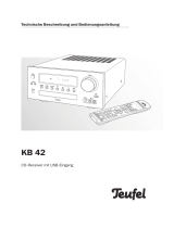 Teufel Kombo 42 BT Power XL Edition (2017) Bedienungsanleitung