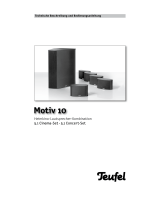 Teufel Motiv 10 "5.1-Set Concert" Bedienungsanleitung