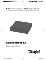 Teufel Subwoofer Wireless Maker System 6 THX Bedienungsanleitung