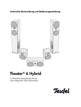 Teufel Theater 6 Hybrid Surround "5.2-Set" Bedienungsanleitung