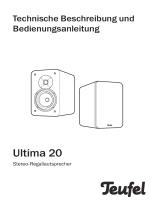 Teufel Ultima 40 Surround AVR für Dolby Atmos "5.1.2-Set" Bedienungsanleitung
