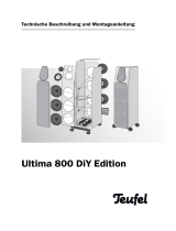 Teufel Ultima 800 DIY Edition Bedienungsanleitung