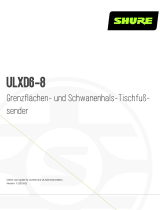 Shure ULXD6-ULXD8 Benutzerhandbuch