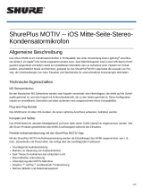Shure MV88 Benutzerhandbuch