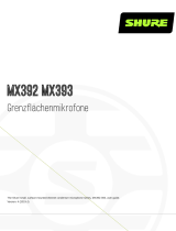 Shure MX39x Benutzerhandbuch