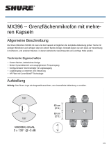 Shure MX396 Benutzerhandbuch