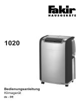 Fakir 1020 Klimagerät Bedienungsanleitung