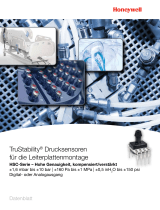 Honeywell Drucksensoren für die Leiterplattenmontage HSC-Serie – Hohe Genauigkeit, kompensiert/verstärkt, Digital- oder Analogausgang Datenblatt