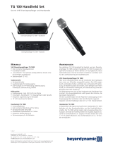 Beyerdynamic TG 100 Handheld Set Band 3 Spezifikation