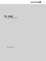 Beyerdynamic TG 1000 Dual Receiver Benutzerhandbuch