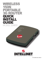 Intellinet Wireless 150N Portable 3G Router Quick Installation Guide