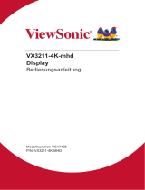 ViewSonic VX3211-4K-mhd Benutzerhandbuch